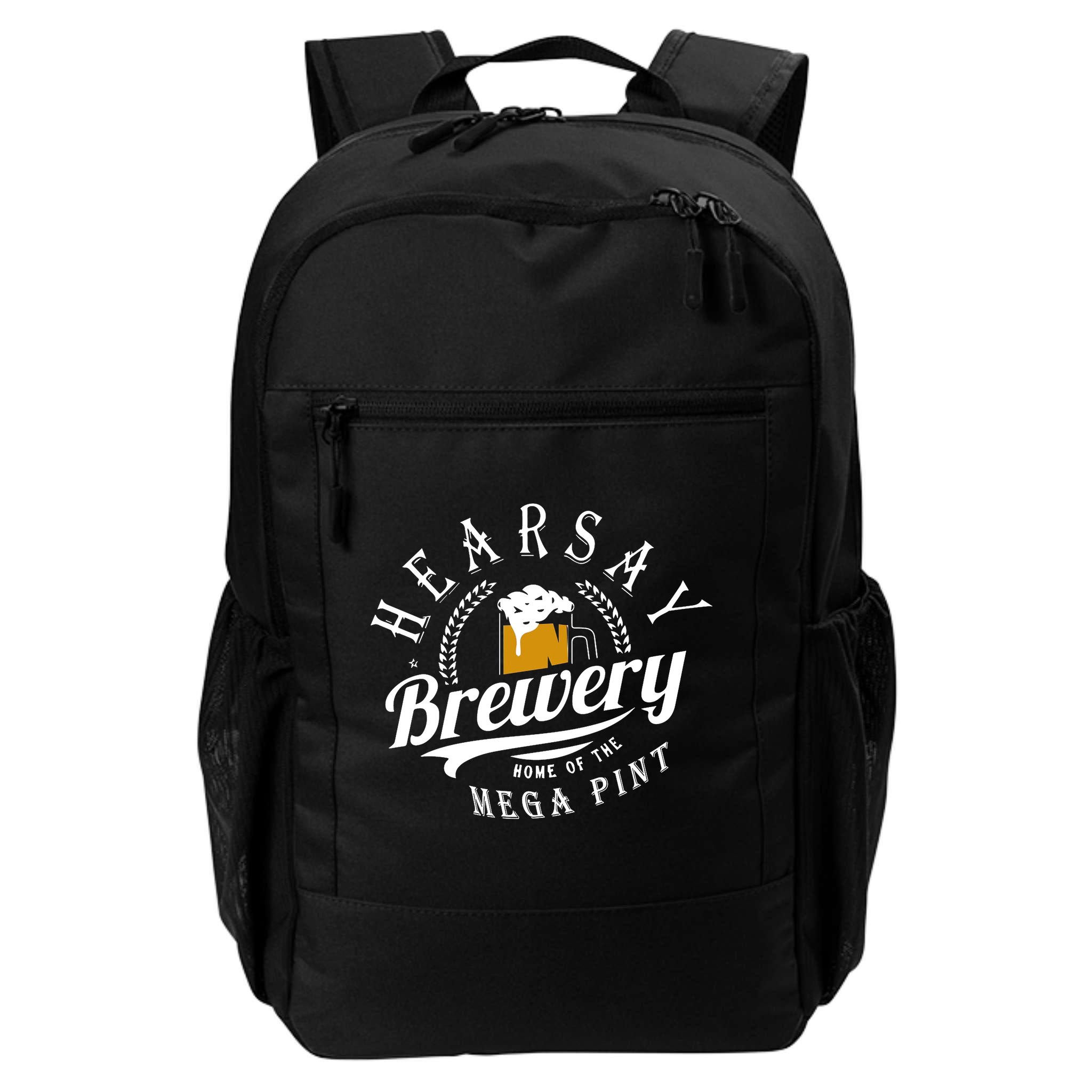 Hearsay Brewing Company Home Of The Mega Pint Backpack