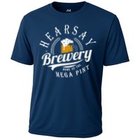 Hearsay Brewing Company Home Of The Mega Pint Cooling Performance Crew T-Shirt