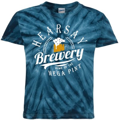 Hearsay Brewing Company Home Of The Mega Pint Kids Tie-Dye T-Shirt