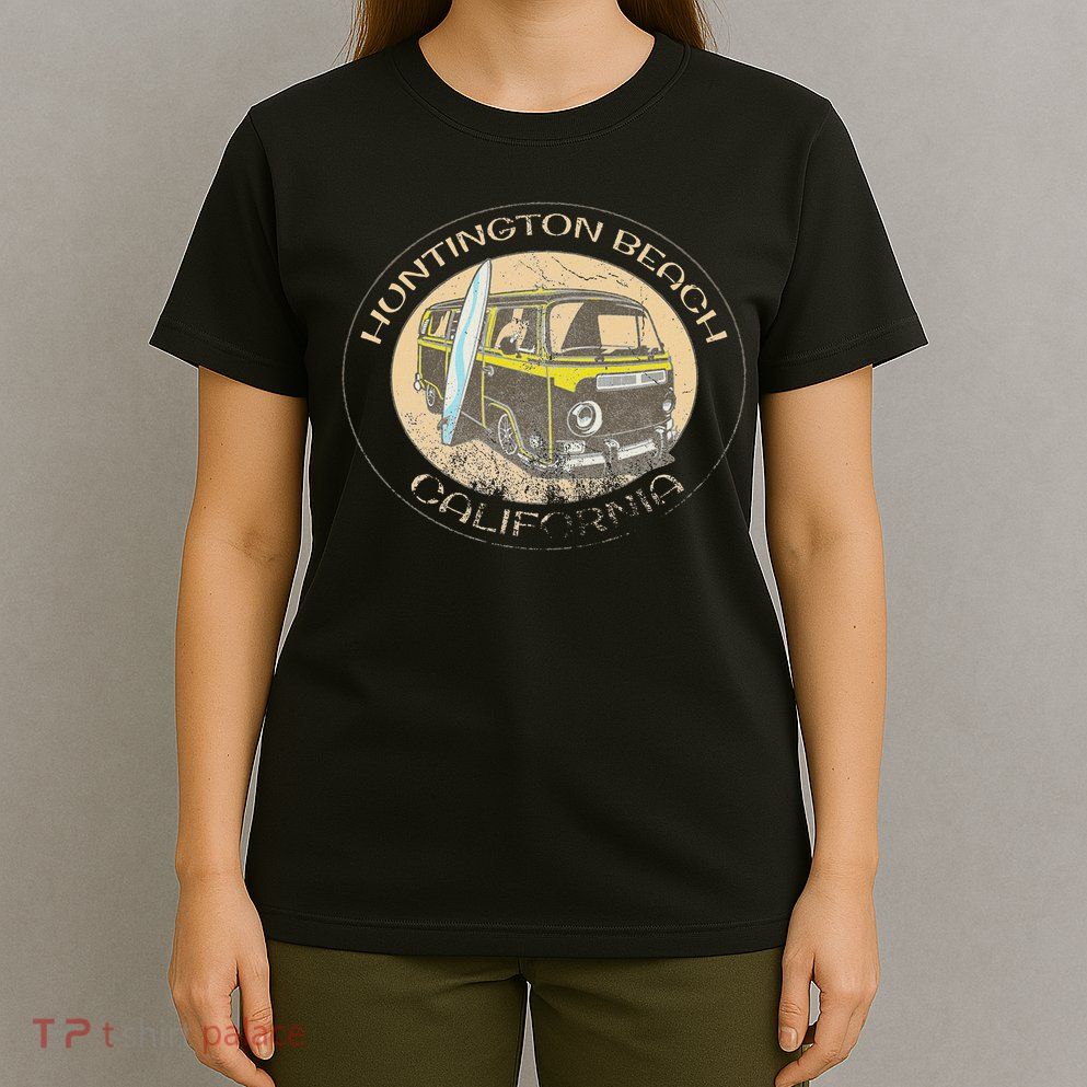 Huntington Beach California Trendy  T-Shirt