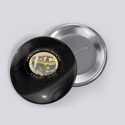 Huntington Beach California Trendy  Button