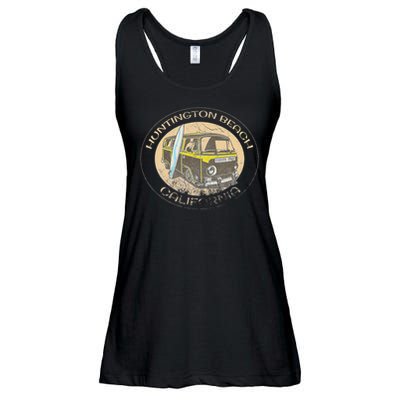 Huntington Beach California Trendy  Ladies Essential Flowy Tank