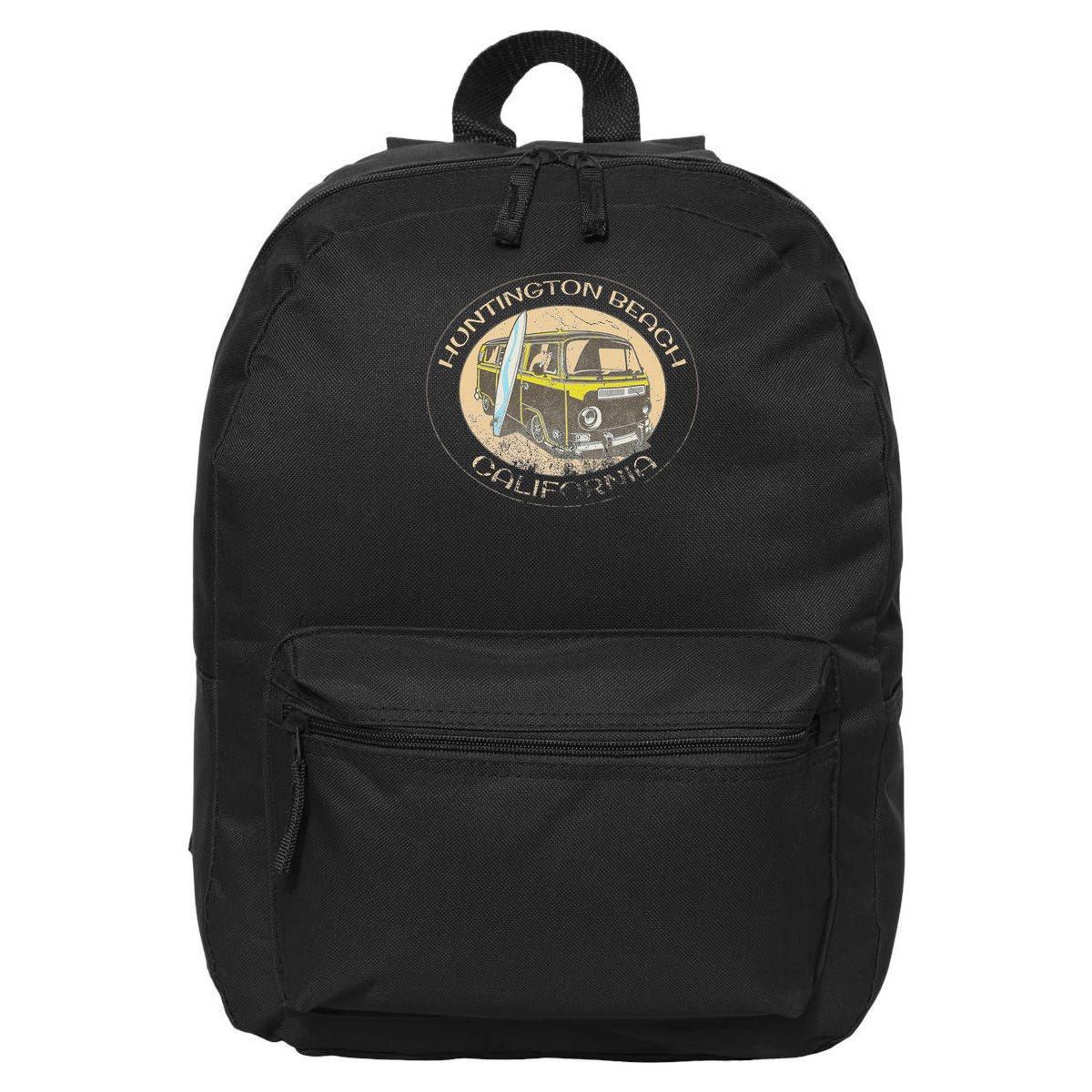 Huntington Beach California Trendy  16 in Basic Backpack