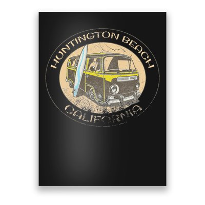 Huntington Beach California Trendy  Poster