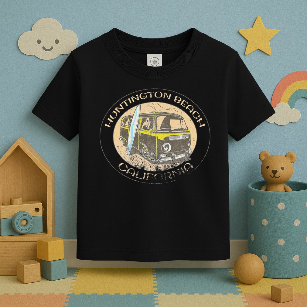 Huntington Beach California Trendy  Toddler T-Shirt