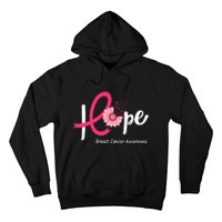 Hope Breast Cancer Pink Ribbons Sunflower October Month Hoodie