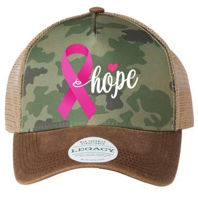 Hope Breast Cancer Awareness Ribbon Legacy Tie Dye Trucker Hat