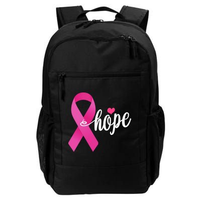 Hope Breast Cancer Awareness Ribbon Daily Commute Backpack