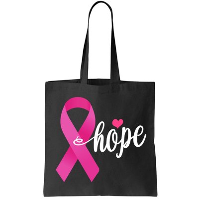 Hope Breast Cancer Awareness Ribbon Bag