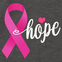 Hope Breast Cancer Awareness Ribbon Vector Backpack