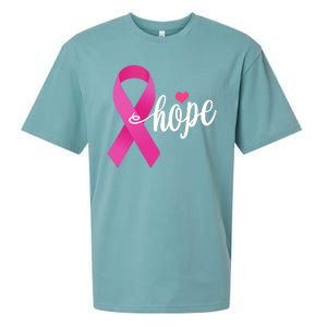 Hope Breast Cancer Awareness Ribbon Sueded Cloud Jersey T-Shirt