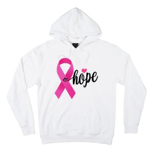 Hope Breast Cancer Awareness Ribbon Hoodie