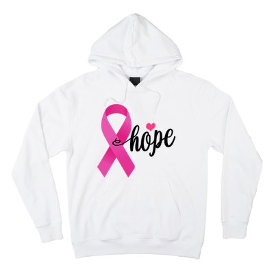 Hope Breast Cancer Awareness Ribbon Hoodie