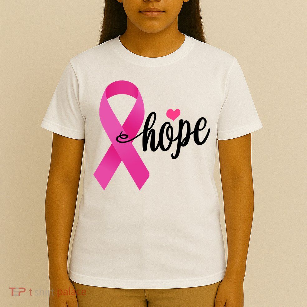 Hope Breast Cancer Awareness Ribbon T-Shirt
