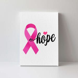 Hope Breast Cancer Awareness Ribbon Canvas