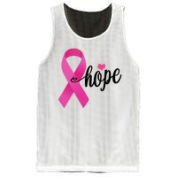 Hope Breast Cancer Awareness Ribbon Mesh Reversible Basketball Jersey Tank