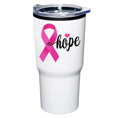 Hope Breast Cancer Awareness Ribbon Tumbler