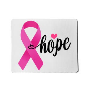 Hope Breast Cancer Awareness Ribbon Mousepad