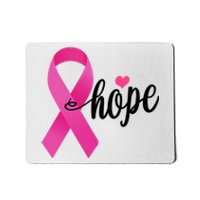 Hope Breast Cancer Awareness Ribbon Mousepad