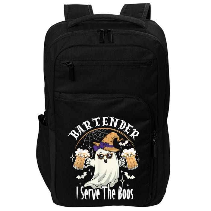 Halloween Bartender Costume I Serve The Boos Impact Tech Backpack