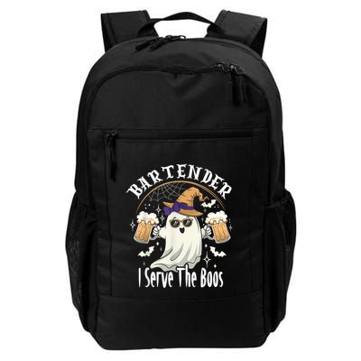 Halloween Bartender Costume I Serve The Boos Backpack