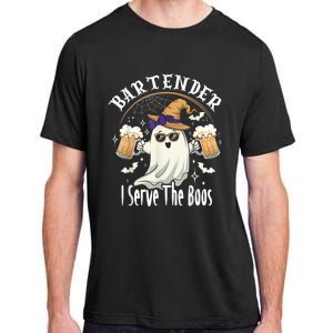 Halloween Bartender Costume I Serve The Boos Adult ChromaSoft Performance T-Shirt