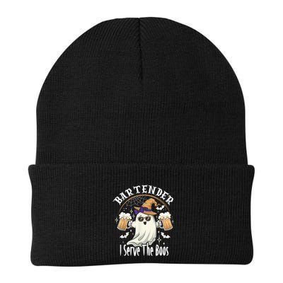 Halloween Bartender Costume I Serve The Boos Beanie