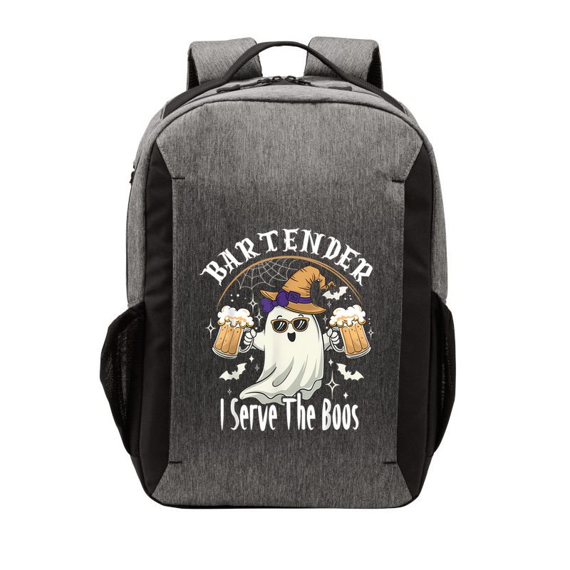Halloween Bartender Costume I Serve The Boos Vector Backpack