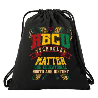 Hbcu Black College School Matters African American Student Drawstring Bag