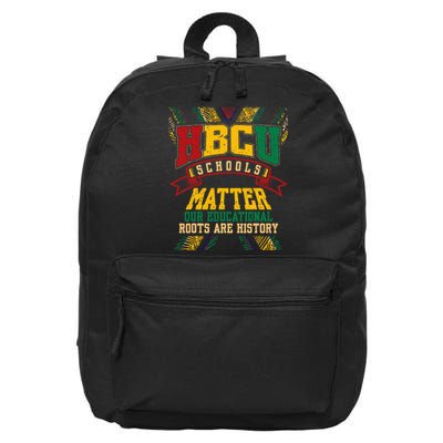 Hbcu Black College School Matters African American Student 16 in Basic Backpack