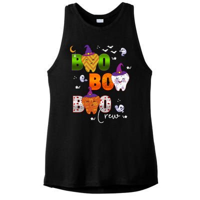 Halloween Boo Dental Crew Colorful Coworker Matching Costume Meaningful Gift Ladies PosiCharge Tri-Blend Wicking Tank