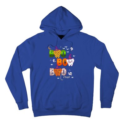 Halloween Boo Dental Crew Colorful Coworker Matching Costume Meaningful Gift Hoodie