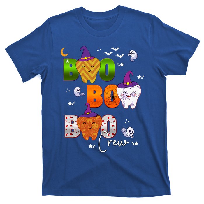 Halloween Boo Dental Crew Colorful Coworker Matching Costume Meaningful Gift T-Shirt