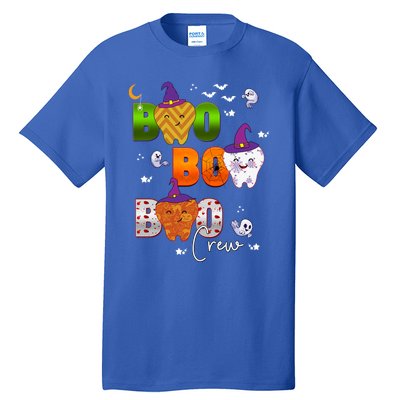 Halloween Boo Dental Crew Colorful Coworker Matching Costume Meaningful Gift Tall T-Shirt