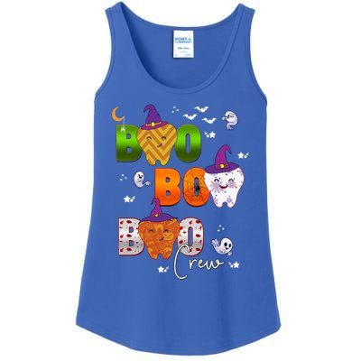 Halloween Boo Dental Crew Colorful Coworker Matching Costume Meaningful Gift Ladies Essential Tank