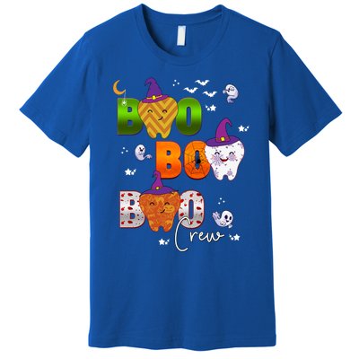 Halloween Boo Dental Crew Colorful Coworker Matching Costume Meaningful Gift Premium T-Shirt