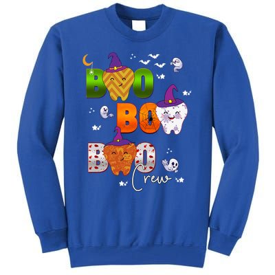 Halloween Boo Dental Crew Colorful Coworker Matching Costume Meaningful Gift Tall Sweatshirt