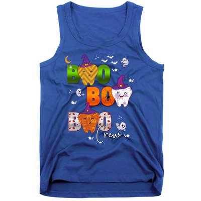 Halloween Boo Dental Crew Colorful Coworker Matching Costume Meaningful Gift Tank Top