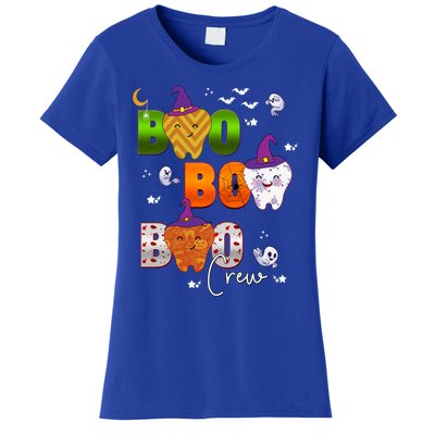 Halloween Boo Dental Crew Colorful Coworker Matching Costume Meaningful Gift Women's T-Shirt