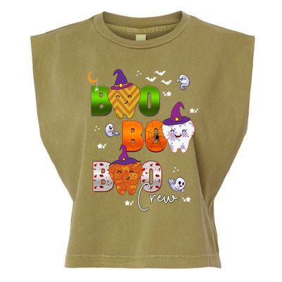 Halloween Boo Dental Crew Colorful Coworker Matching Costume Meaningful Gift Garment-Dyed Women's Muscle Tee