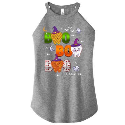 Halloween Boo Dental Crew Colorful Coworker Matching Costume Meaningful Gift Women's Perfect Tri Rocker Tank