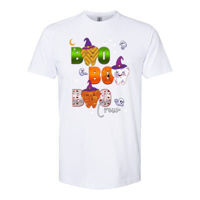 Halloween Boo Dental Crew Colorful Coworker Matching Costume Meaningful Gift Softstyle CVC T-Shirt