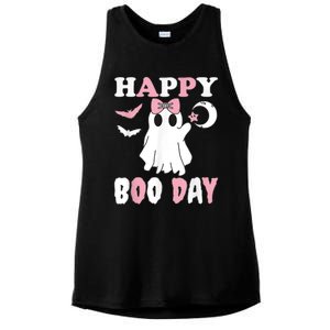 Happy Boo Day Girls Birthday Ladies PosiCharge Tri-Blend Wicking Tank