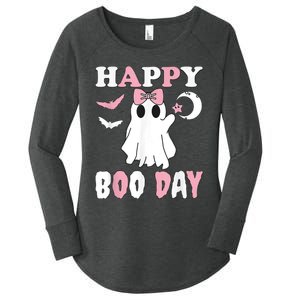 Happy Boo Day Girls Birthday Women's Perfect Tri Tunic Long Sleeve Shirt