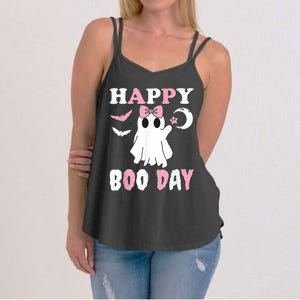 Happy Boo Day Girls Birthday Women's Strappy Tank