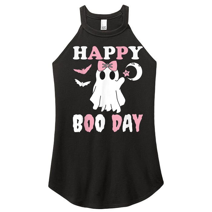 Happy Boo Day Girls Birthday Women's Perfect Tri Rocker Tank