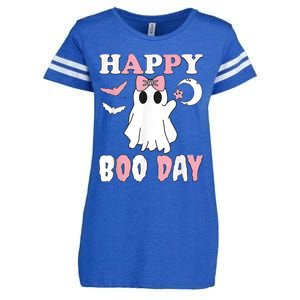 Happy Boo Day Girls Birthday Enza Ladies Jersey Football T-Shirt