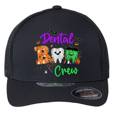 Halloween Boo Dentist Pumpkin Costume Dental Assistant Gift Flexfit Unipanel Trucker Cap