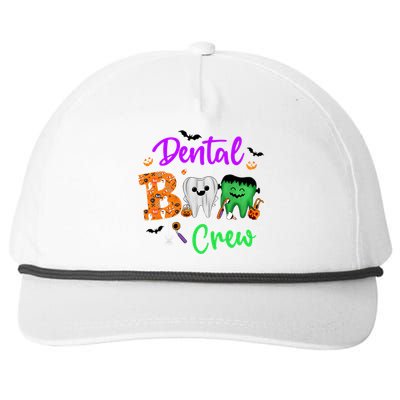 Halloween Boo Dentist Pumpkin Costume Dental Assistant Gift Snapback Five-Panel Rope Hat