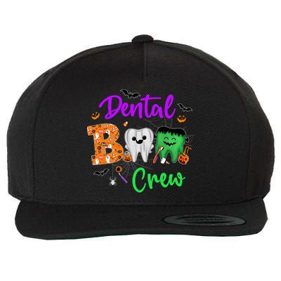 Halloween Boo Dentist Pumpkin Costume Dental Assistant Gift Wool Snapback Cap